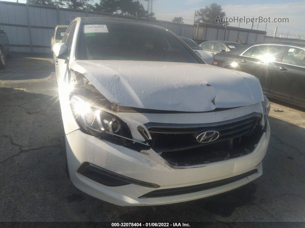 2015 Hyundai Sonata 2.4l Limited White vin: 5NPE34AF2FH054080