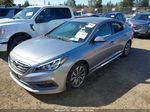 2015 Hyundai Sonata Sport Silver vin: 5NPE34AF2FH100233