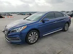 2017 Hyundai Sonata Sport Blue vin: 5NPE34AF2HH438377