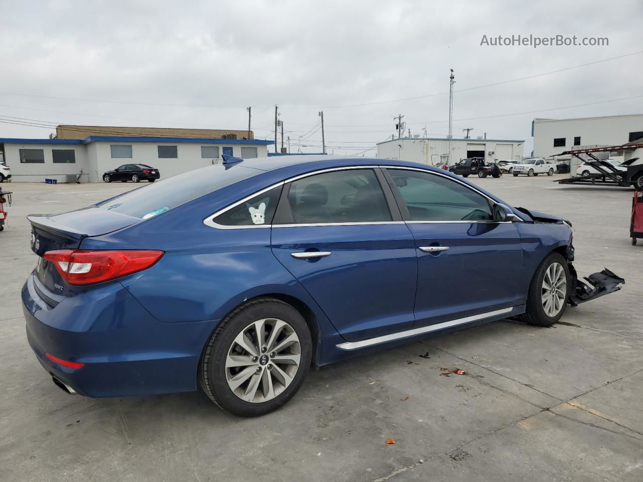 2017 Hyundai Sonata Sport Blue vin: 5NPE34AF2HH438377