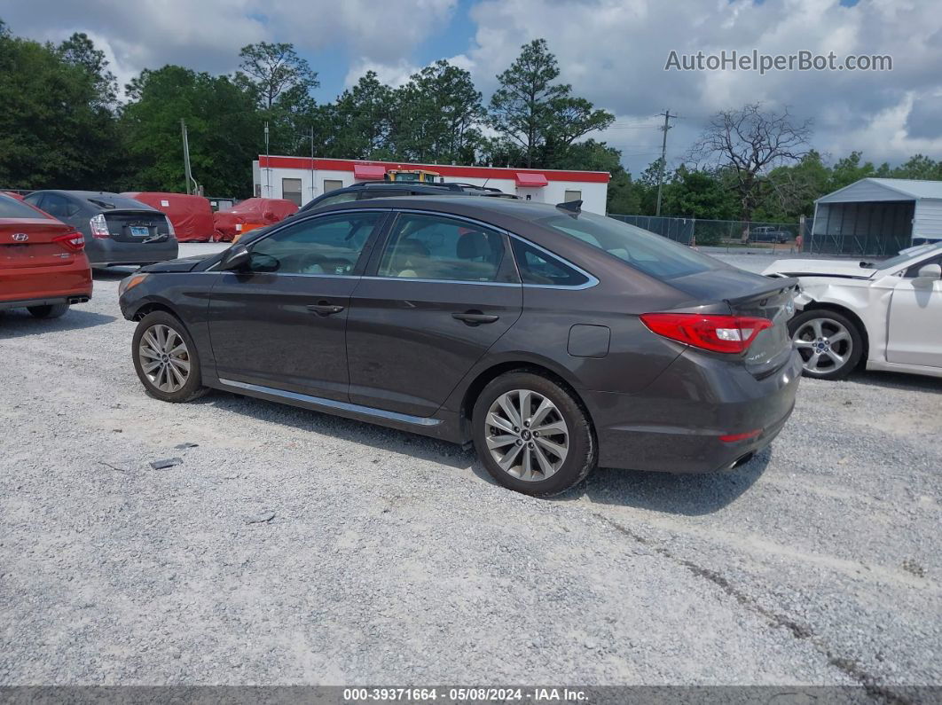 2017 Hyundai Sonata Sport Gray vin: 5NPE34AF2HH487482