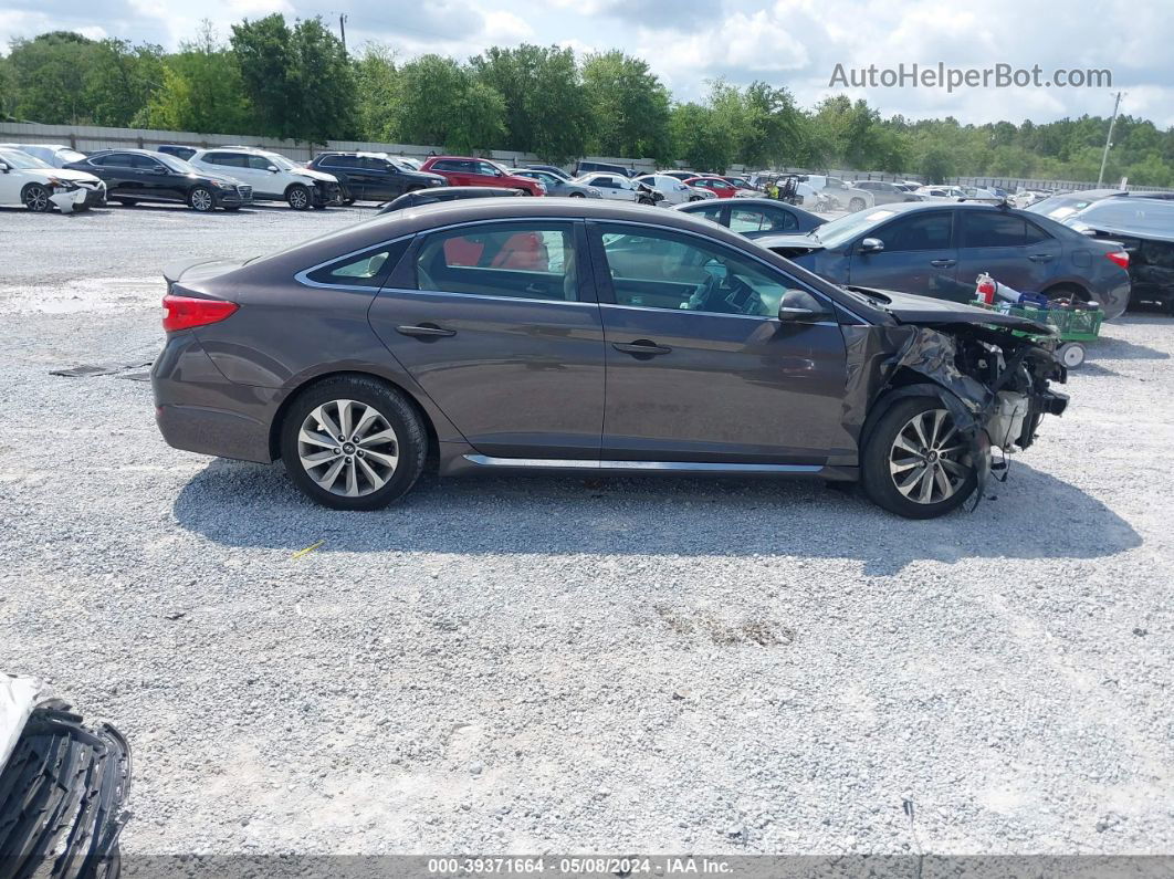 2017 Hyundai Sonata Sport Gray vin: 5NPE34AF2HH487482