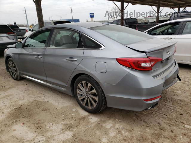 2017 Hyundai Sonata Sport Silver vin: 5NPE34AF2HH490477