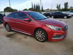 2017 Hyundai Sonata Sport Красный vin: 5NPE34AF2HH554131