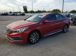 2017 Hyundai Sonata Sport Красный vin: 5NPE34AF2HH554131