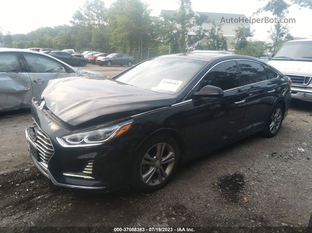 2018 Hyundai Sonata Limited Black vin: 5NPE34AF2JH609411