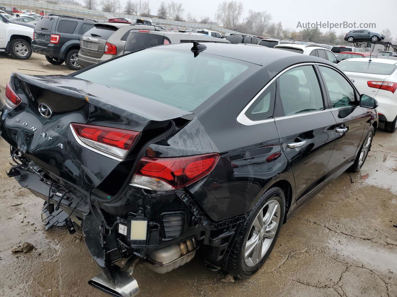 2018 Hyundai Sonata Sport Black vin: 5NPE34AF2JH617962