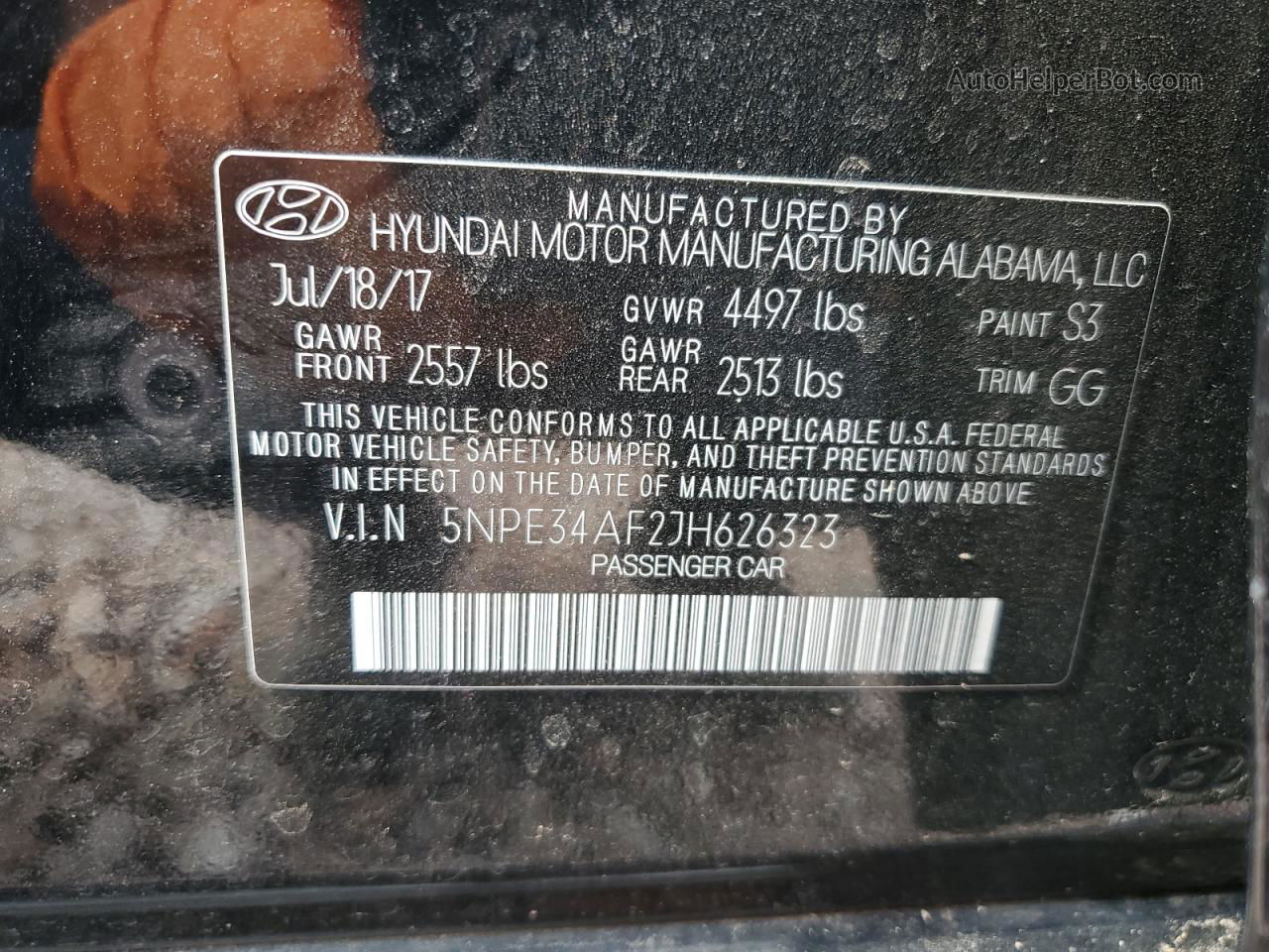 2018 Hyundai Sonata Sport Black vin: 5NPE34AF2JH626323