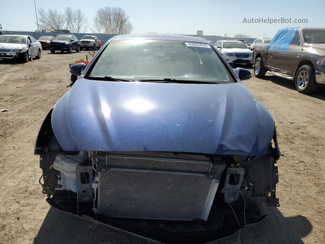 2018 Hyundai Sonata Sport Blue vin: 5NPE34AF2JH659984