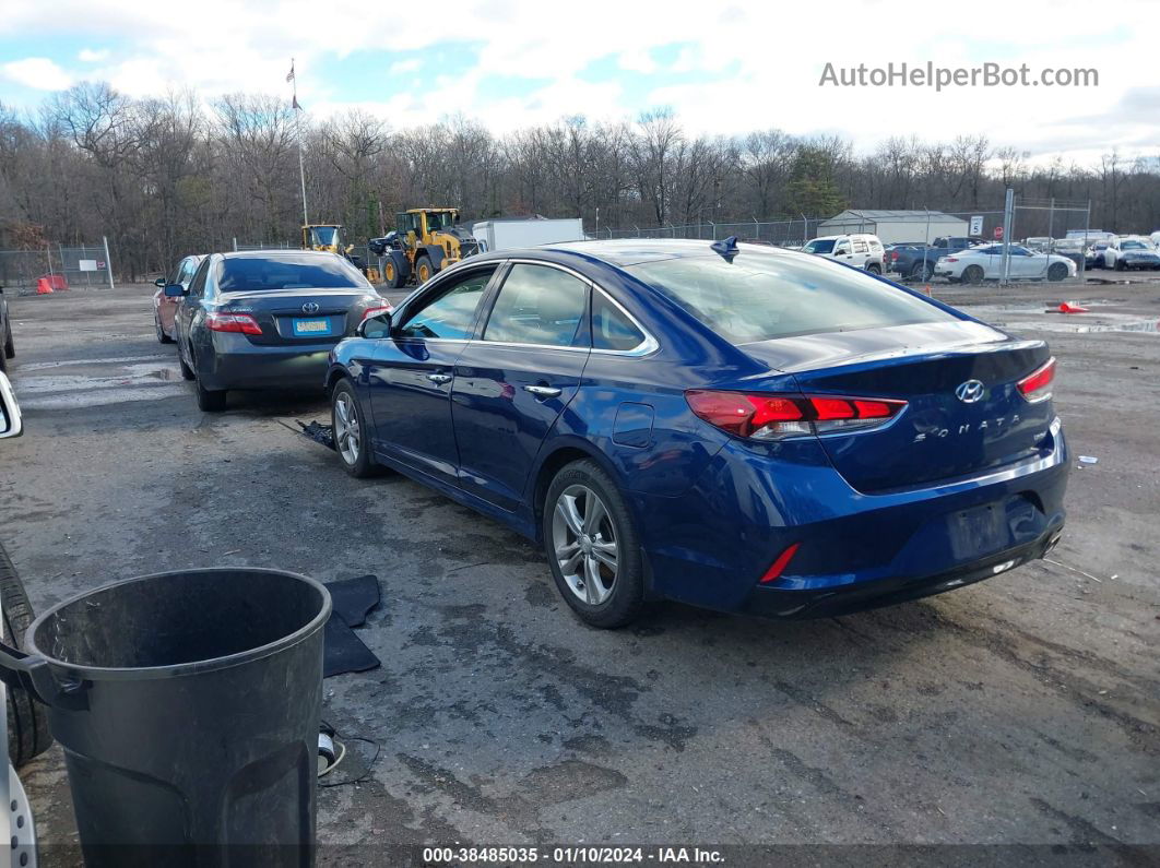 2018 Hyundai Sonata Limited Blue vin: 5NPE34AF2JH685968