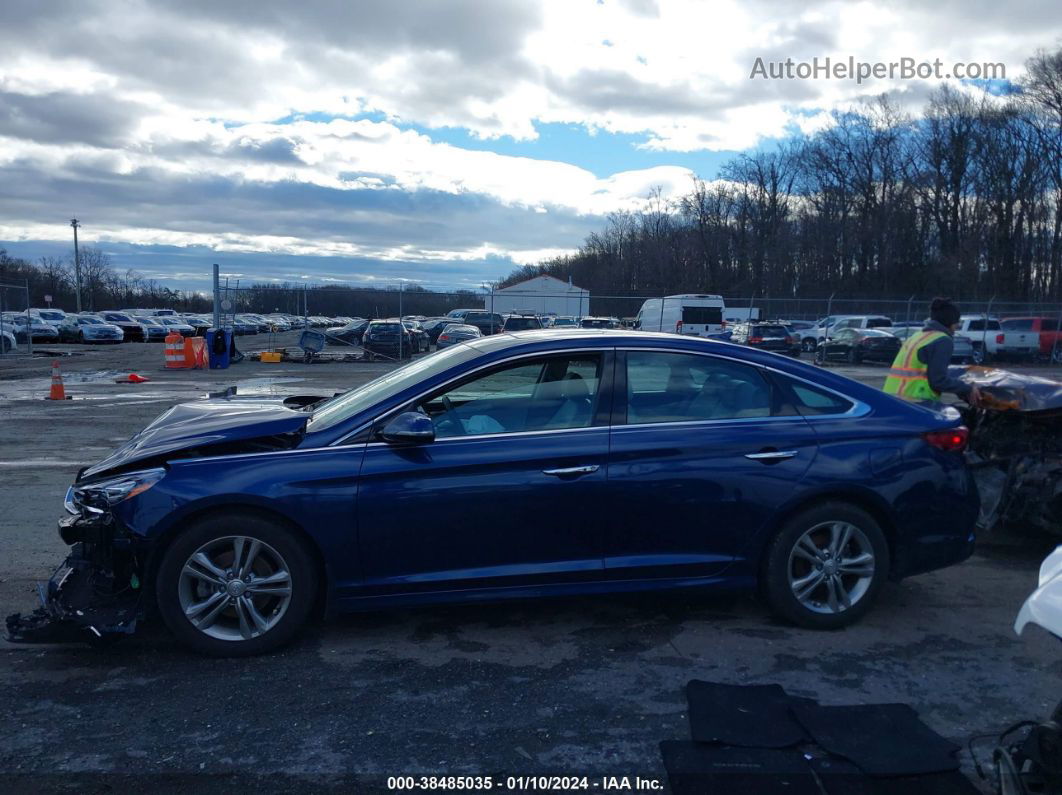 2018 Hyundai Sonata Limited Blue vin: 5NPE34AF2JH685968