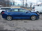 2018 Hyundai Sonata Limited Blue vin: 5NPE34AF2JH685968