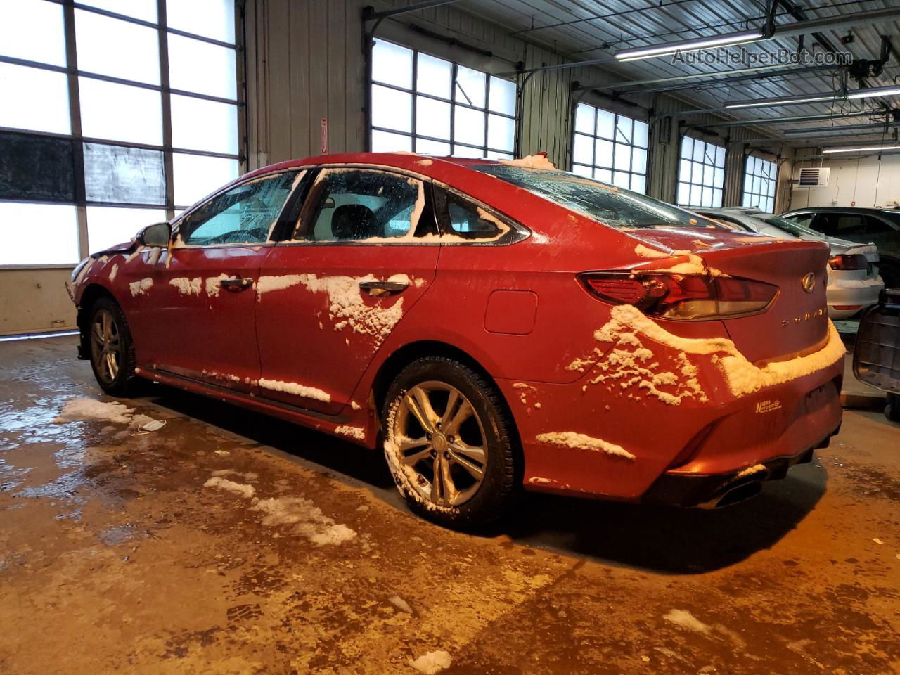 2018 Hyundai Sonata Sport Red vin: 5NPE34AF2JH722159