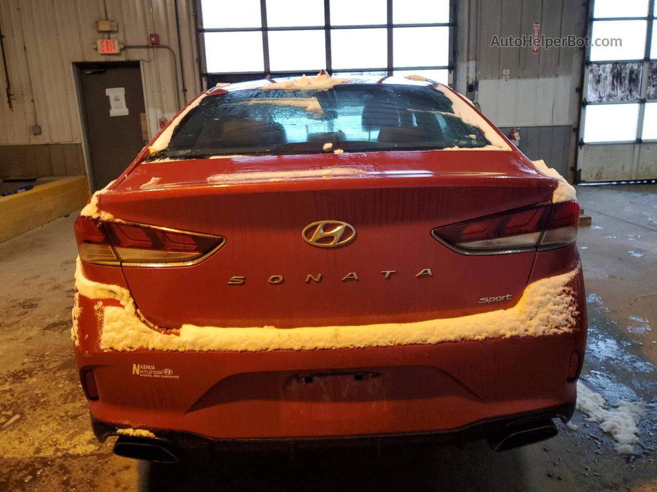 2018 Hyundai Sonata Sport Red vin: 5NPE34AF2JH722159