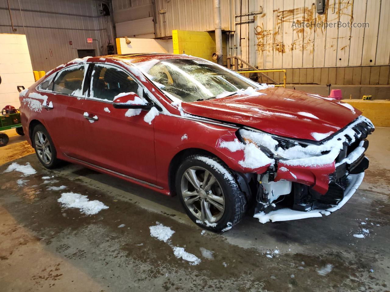 2018 Hyundai Sonata Sport Red vin: 5NPE34AF2JH722159