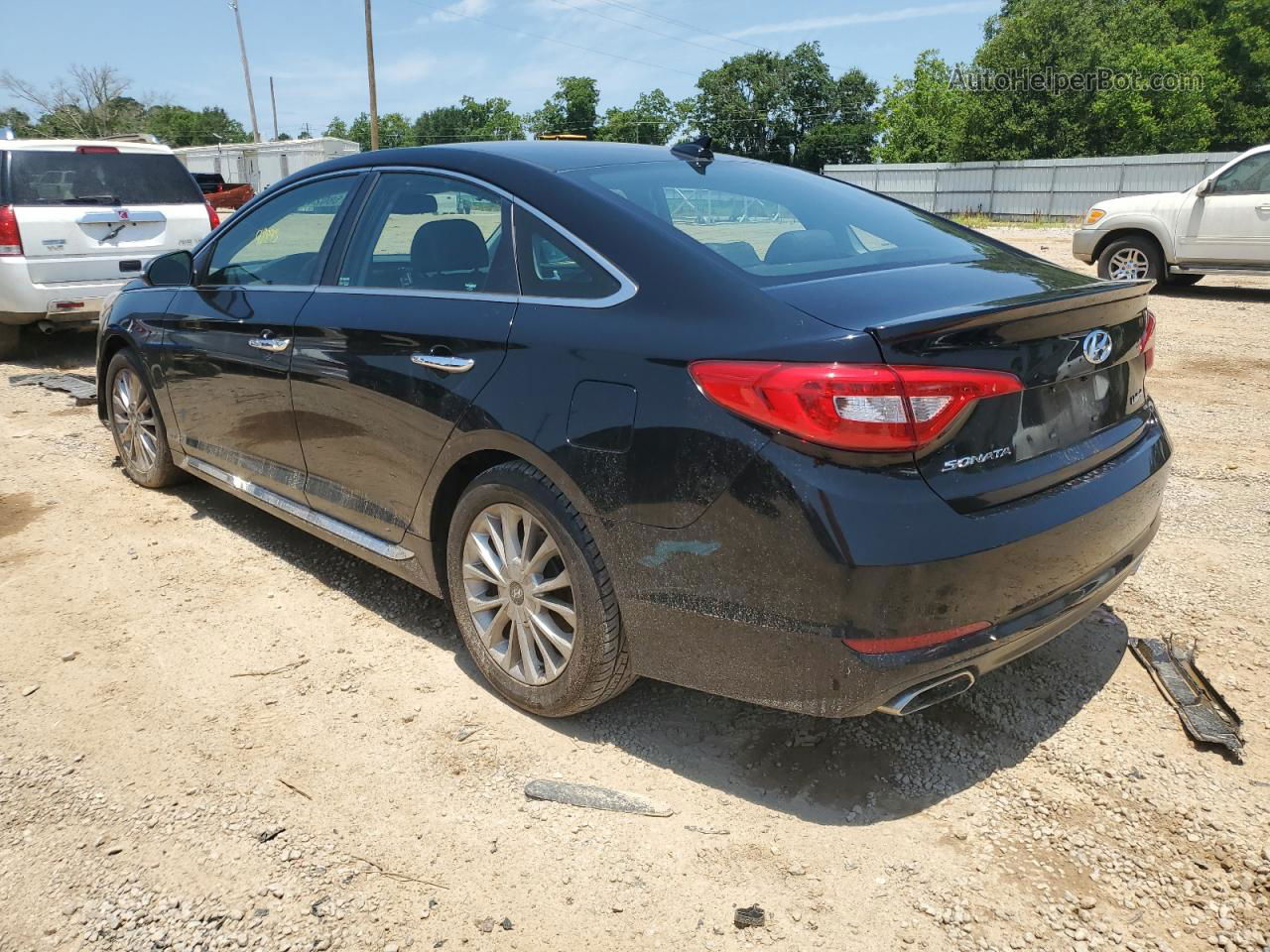 2015 Hyundai Sonata Sport Black vin: 5NPE34AF3FH200115