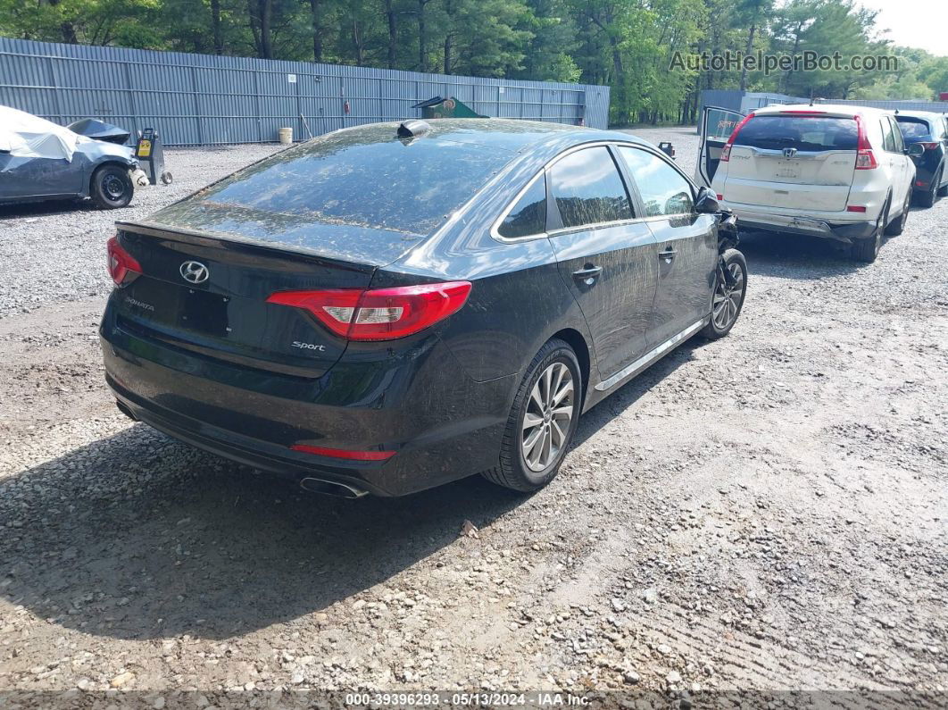 2017 Hyundai Sonata Sport Black vin: 5NPE34AF3HH453972