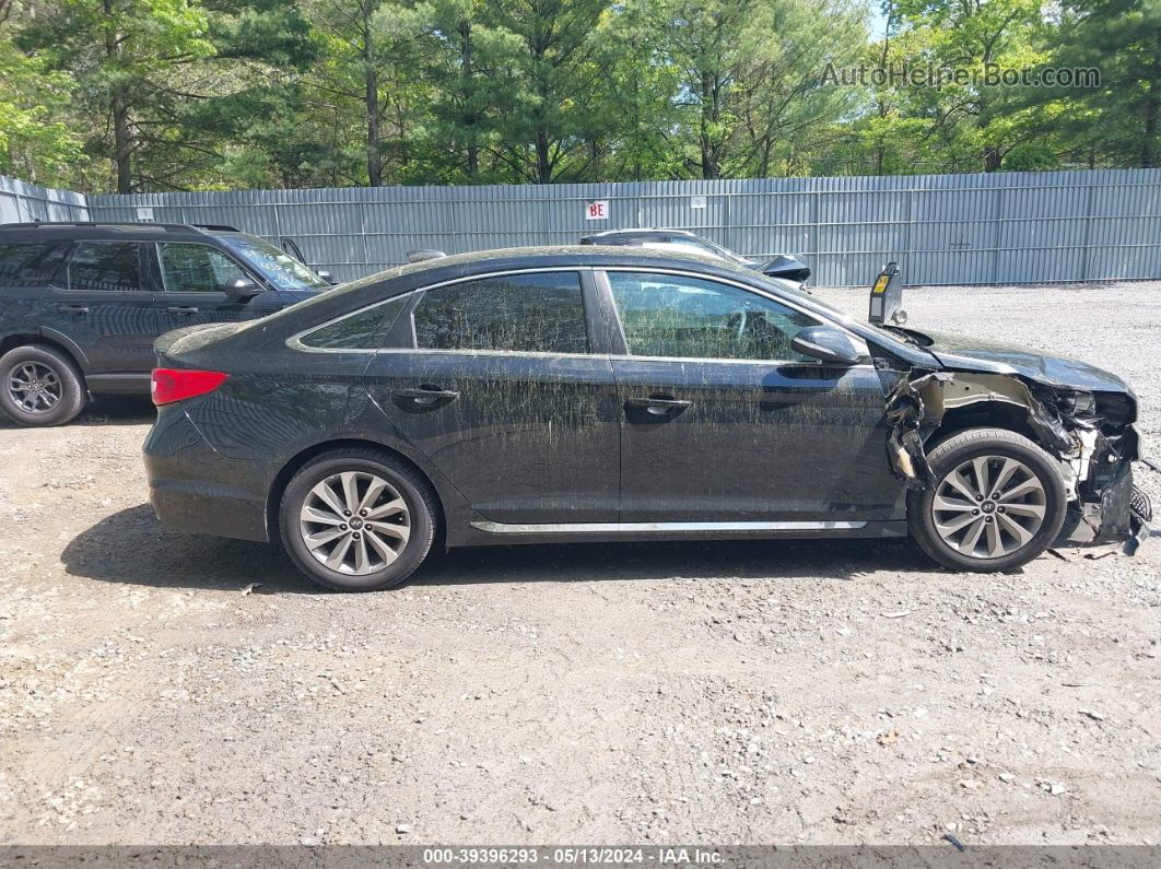 2017 Hyundai Sonata Sport Black vin: 5NPE34AF3HH453972