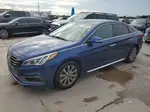 2017 Hyundai Sonata Sport Синий vin: 5NPE34AF3HH455561