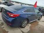 2017 Hyundai Sonata Sport Blue vin: 5NPE34AF3HH455561