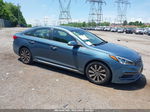 2017 Hyundai Sonata Sport Blue vin: 5NPE34AF3HH512003