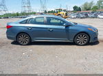 2017 Hyundai Sonata Sport Blue vin: 5NPE34AF3HH512003