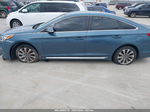 2017 Hyundai Sonata Sport Blue vin: 5NPE34AF3HH513975