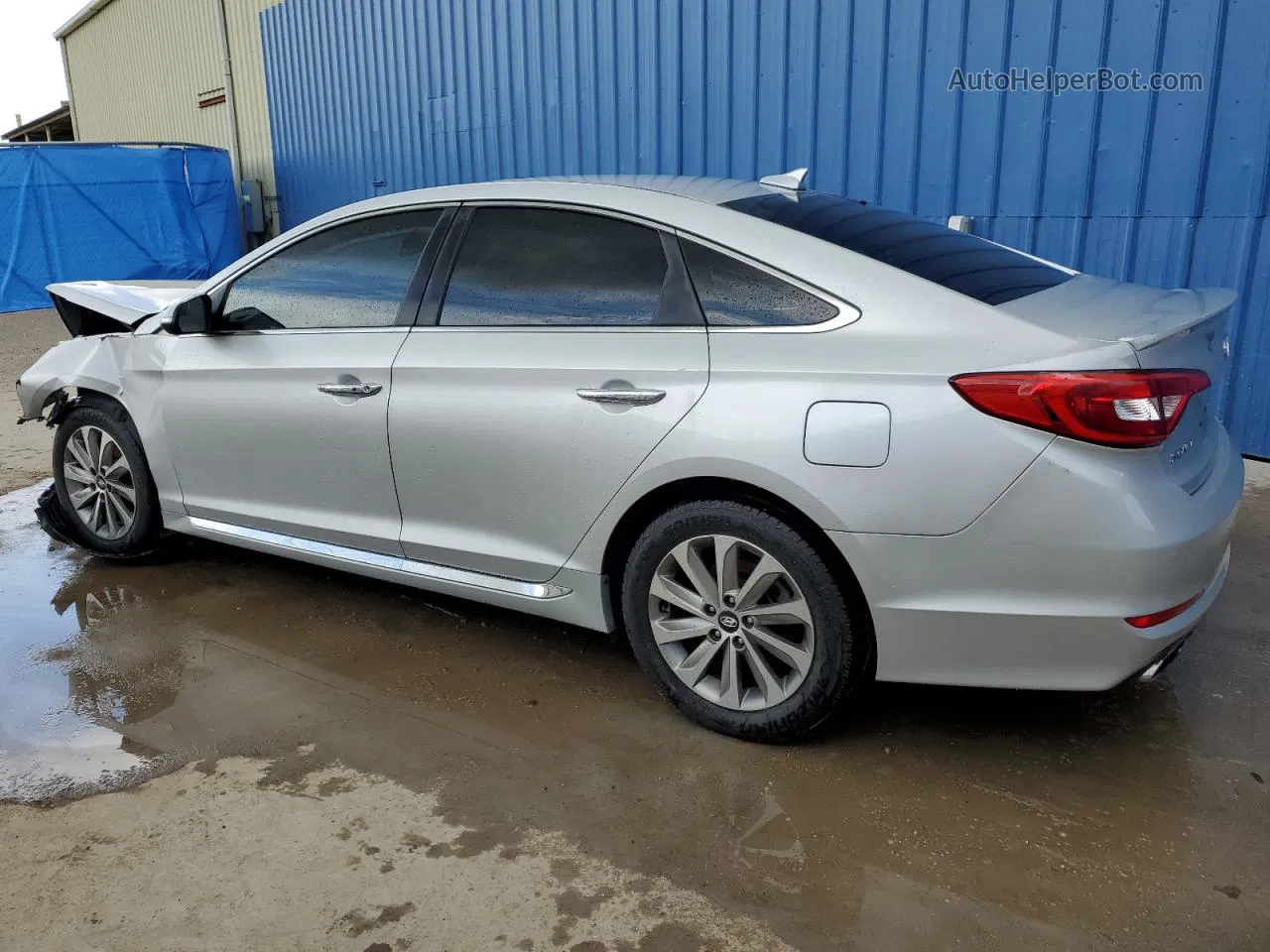 2017 Hyundai Sonata Sport Silver vin: 5NPE34AF3HH540917