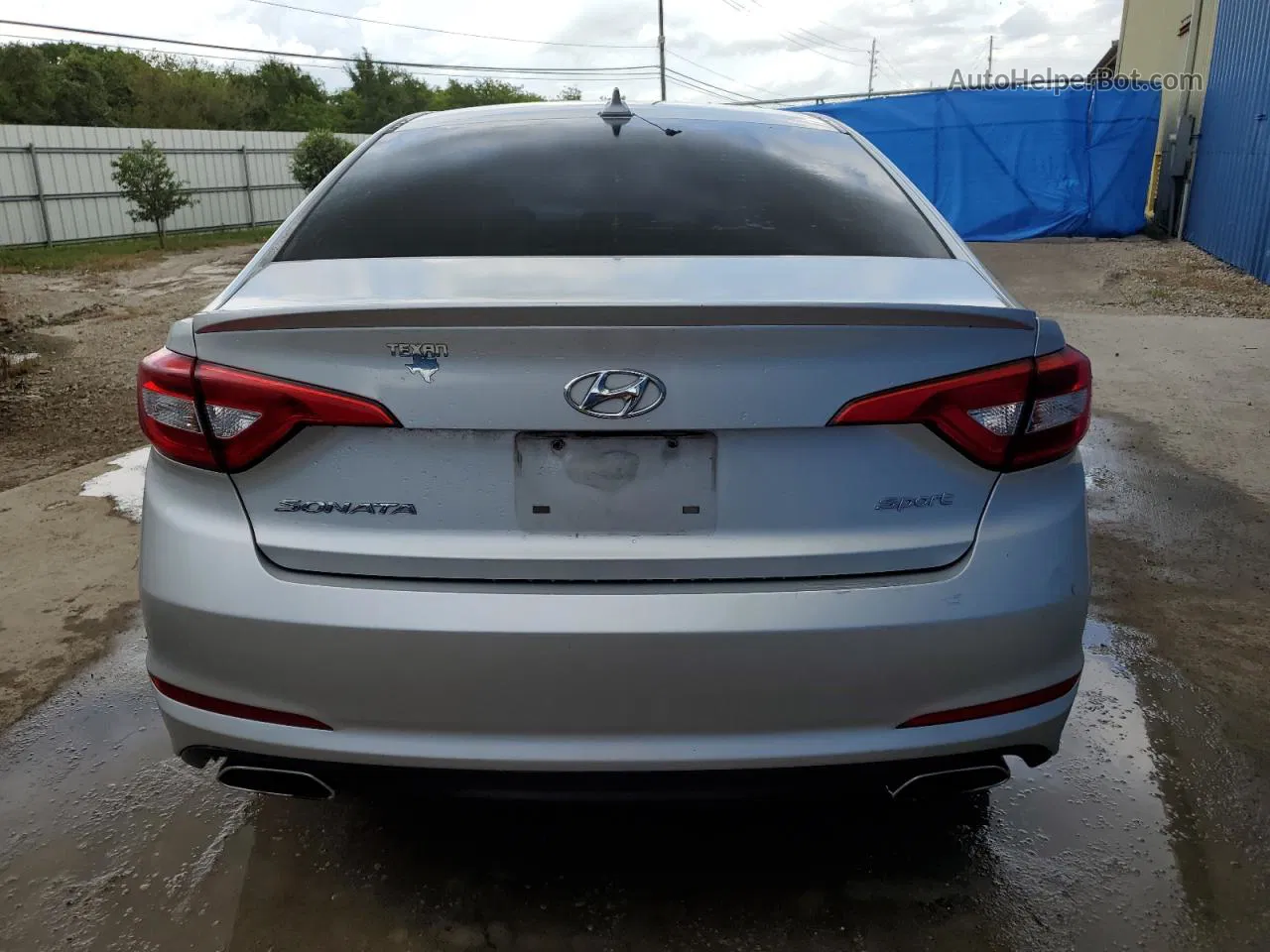 2017 Hyundai Sonata Sport Silver vin: 5NPE34AF3HH540917