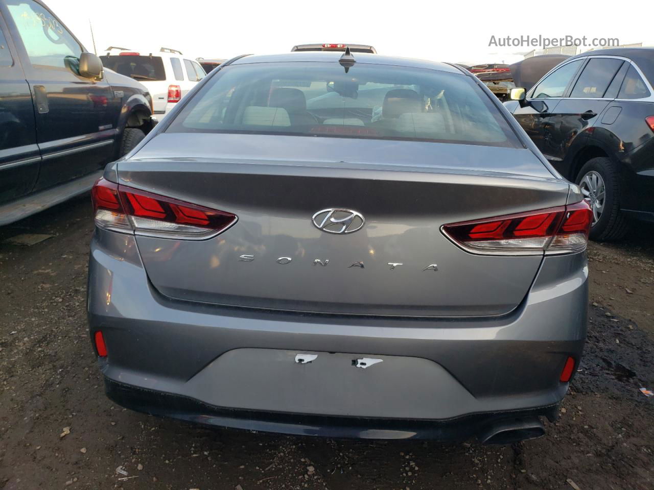 2018 Hyundai Sonata Sport Gray vin: 5NPE34AF3JH633720