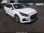 2018 Hyundai Sonata Sel White vin: 5NPE34AF3JH635905