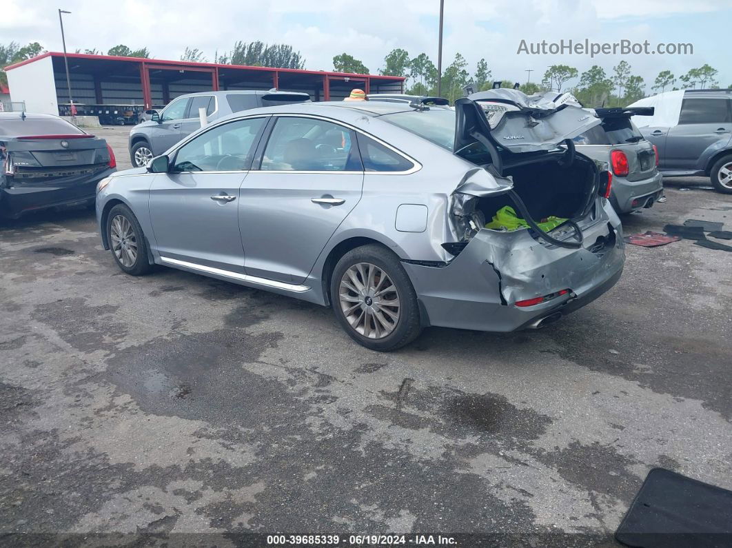 2015 Hyundai Sonata Limited Silver vin: 5NPE34AF4FH147246