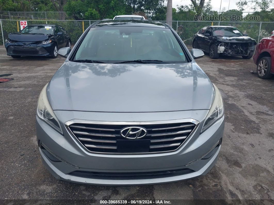 2015 Hyundai Sonata Limited Silver vin: 5NPE34AF4FH147246