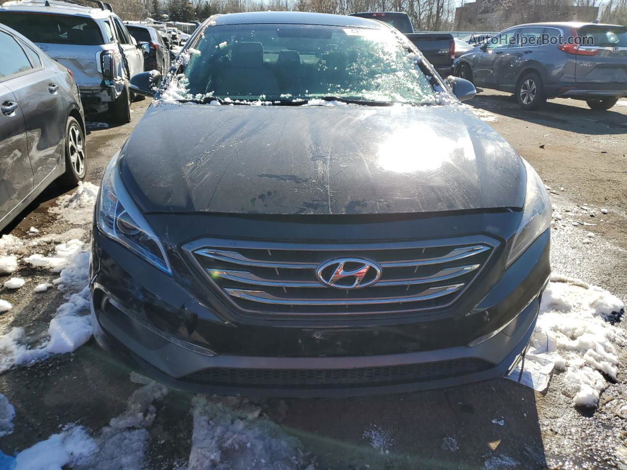 2017 Hyundai Sonata Sport Black vin: 5NPE34AF4HH486365