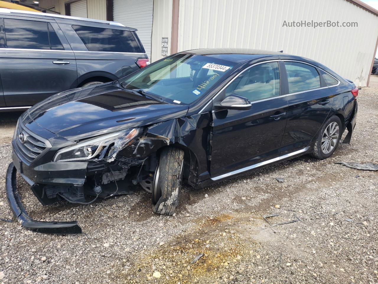 2017 Hyundai Sonata Sport Black vin: 5NPE34AF4HH504671