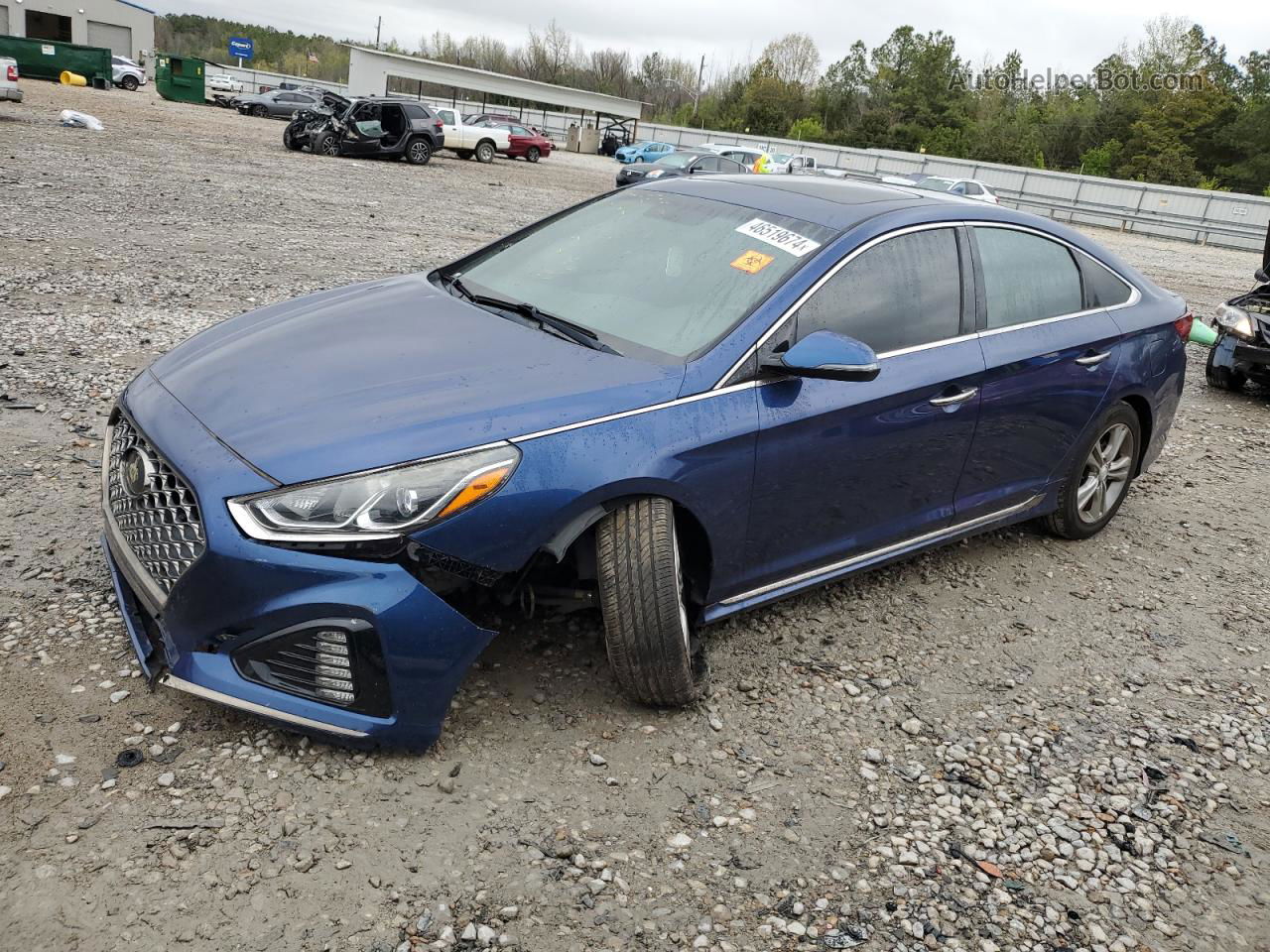 2018 Hyundai Sonata Sport Серый vin: 5NPE34AF4JH599335