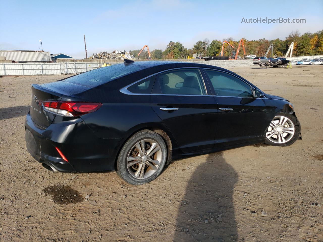 2018 Hyundai Sonata Sport Black vin: 5NPE34AF4JH644354