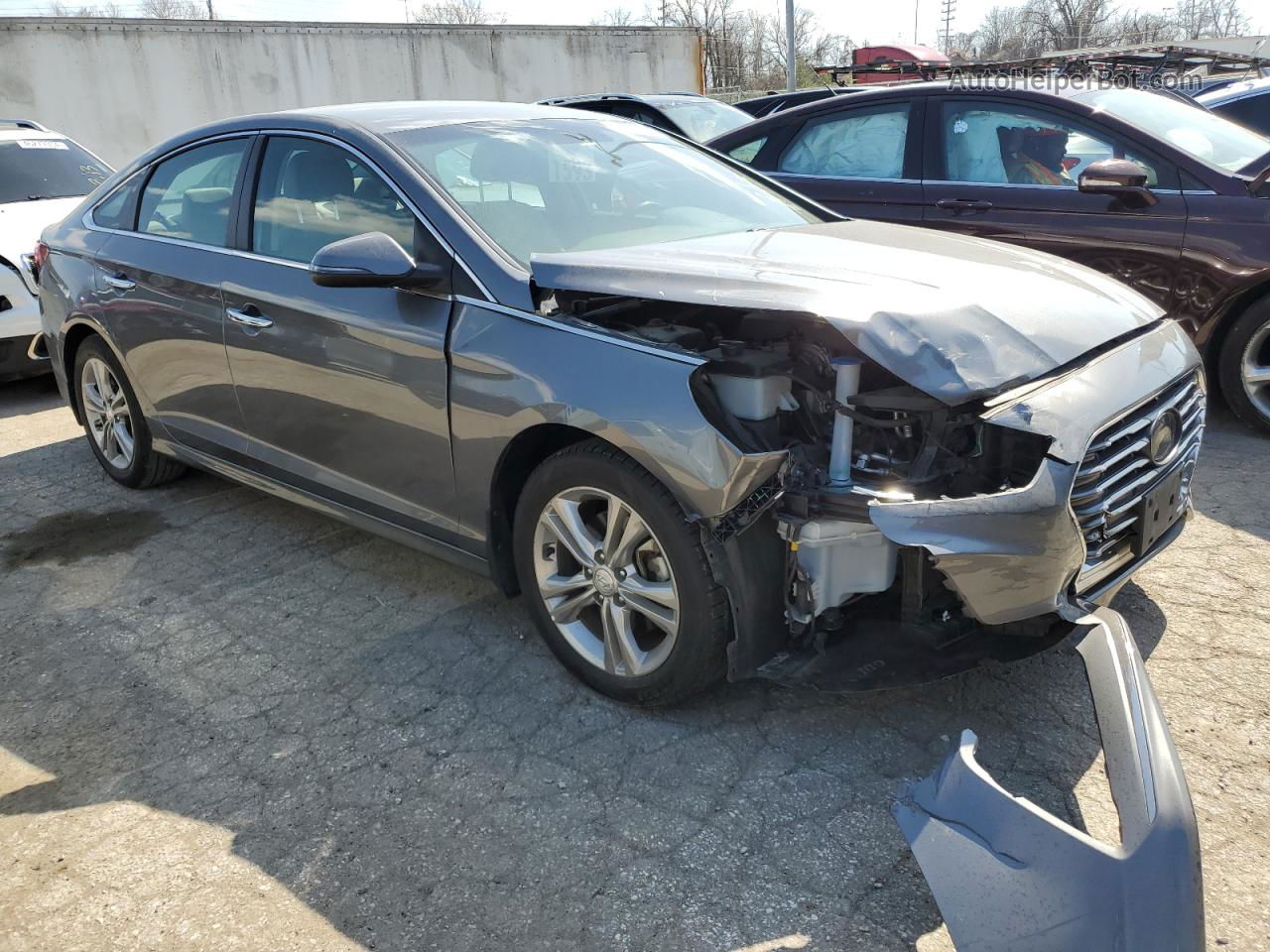 2018 Hyundai Sonata Sport Charcoal vin: 5NPE34AF4JH649229