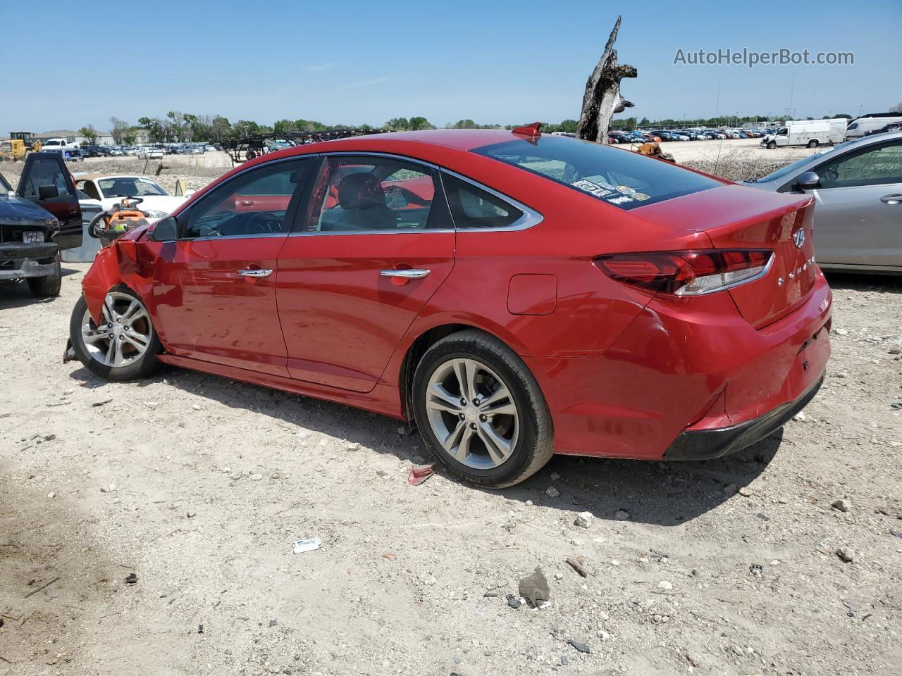 2018 Hyundai Sonata Sport Red vin: 5NPE34AF4JH727864