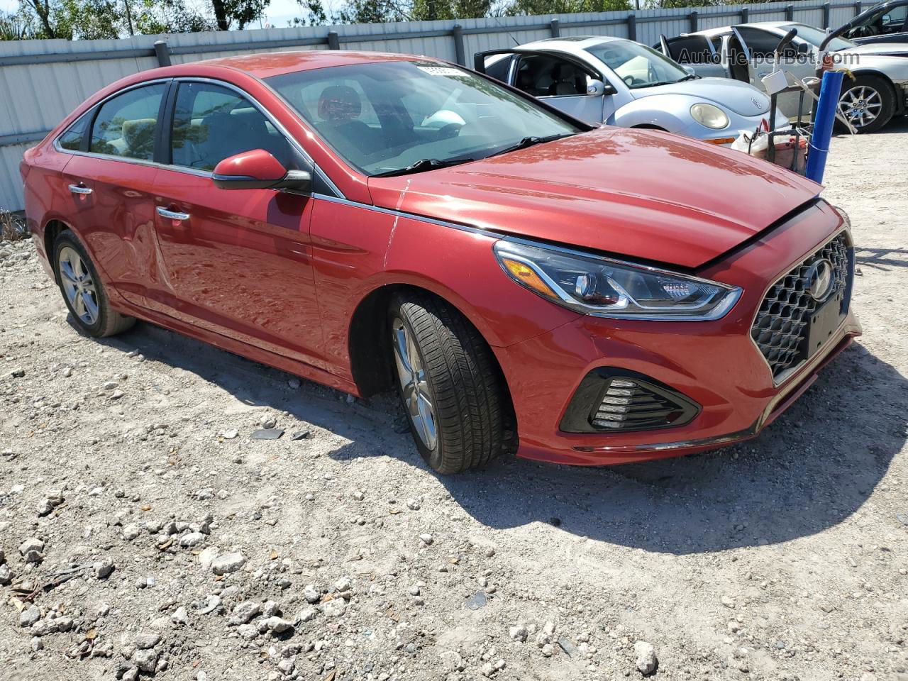 2018 Hyundai Sonata Sport Red vin: 5NPE34AF4JH727864