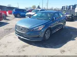 2015 Hyundai Sonata Sport Light Blue vin: 5NPE34AF5FH129466