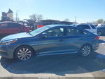 2015 Hyundai Sonata Sport Light Blue vin: 5NPE34AF5FH129466