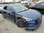 2017 Hyundai Sonata Sport Blue vin: 5NPE34AF5HH522905