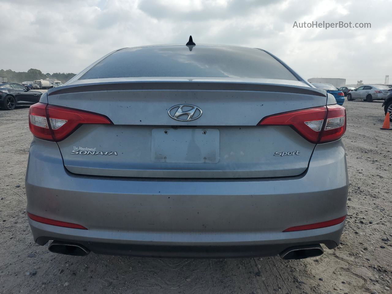 2017 Hyundai Sonata Sport Silver vin: 5NPE34AF5HH526534