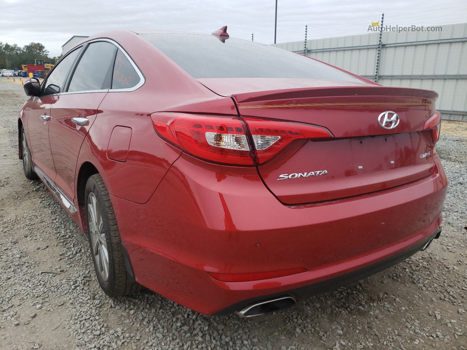 2017 Hyundai Sonata Sport Red vin: 5NPE34AF5HH570940