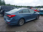 2017 Hyundai Sonata Sport Blue vin: 5NPE34AF5HH580271