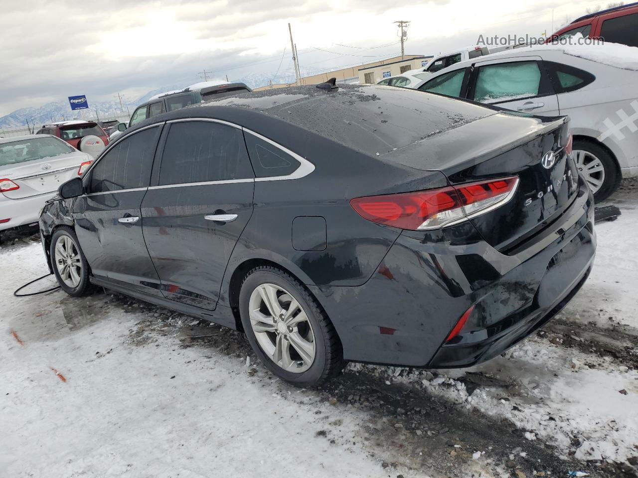 2018 Hyundai Sonata Sport Black vin: 5NPE34AF5JH608625