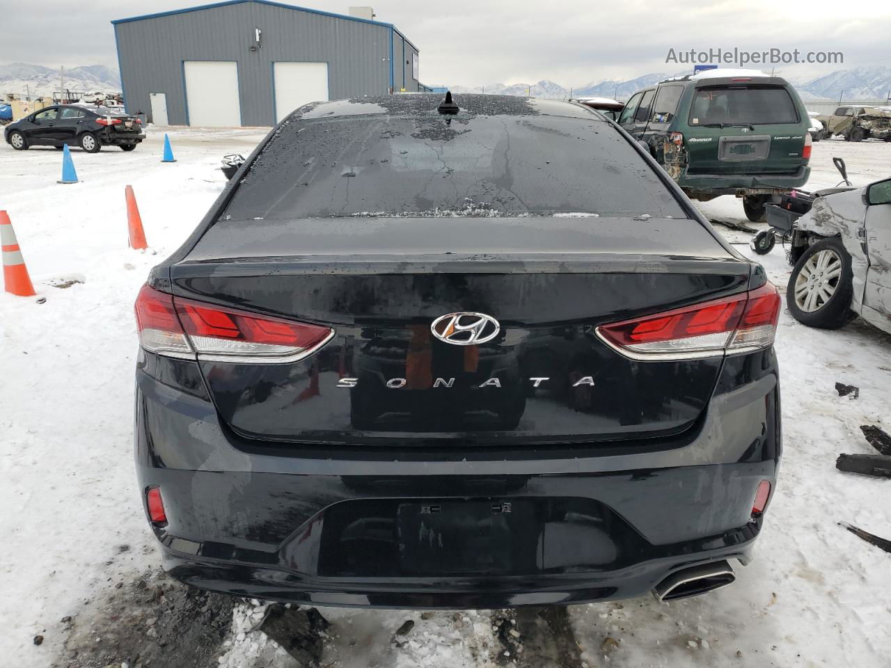 2018 Hyundai Sonata Sport Black vin: 5NPE34AF5JH608625