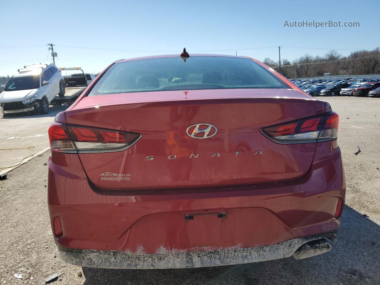 2018 Hyundai Sonata Sport Red vin: 5NPE34AF5JH627997