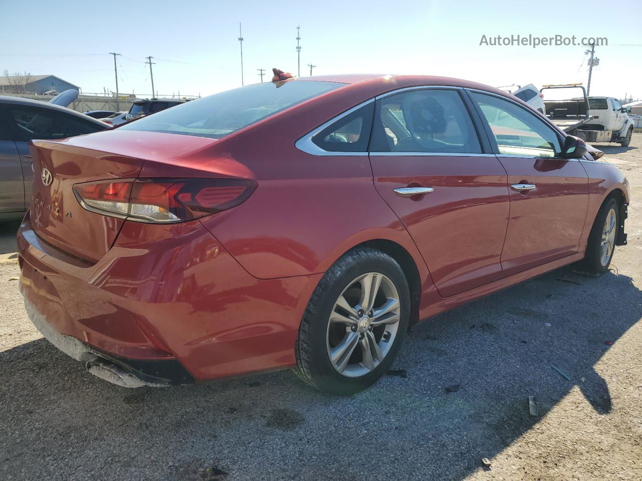 2018 Hyundai Sonata Sport Red vin: 5NPE34AF5JH627997